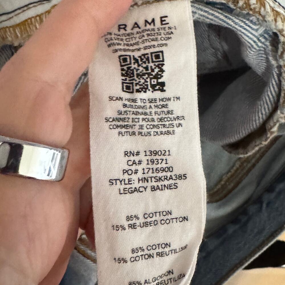Frame Le High N Tight Skirt in Legacy Baines Wash Size 29 - Picture 6 of 8